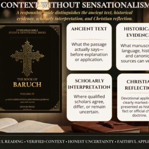 Book of Baruch Responsible Study