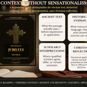 Book of Jubilees Responsible Study